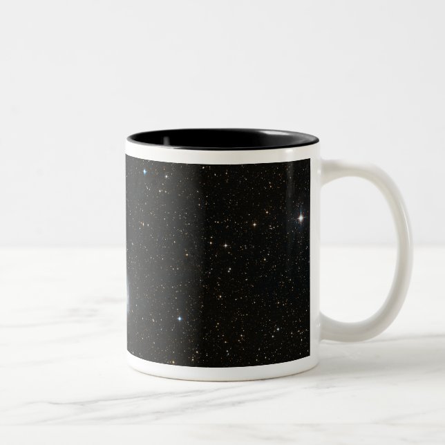 Die Südpinradgalaxie 2 Zweifarbige Tasse (Rechts)