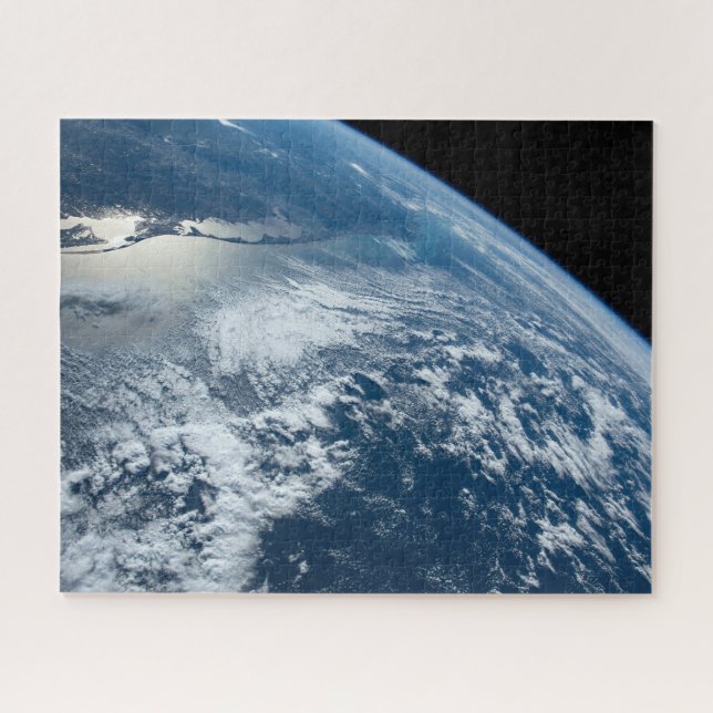 Die Südspitze Brasiliens grenzt an Uruguay. Puzzle (Horizontal)