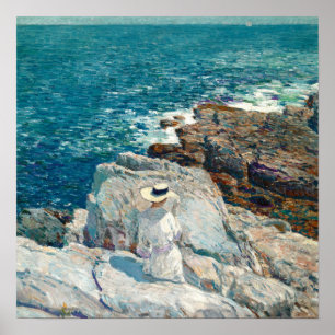 Die Südufer, appliziert von Childe Hassam Poster