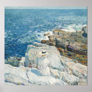 Die Südufer, appliziert von Childe Hassam Poster