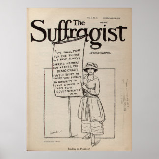 Die Suffragistinnen und die Suffrage-Rechte2. Juni Poster