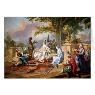 Die Sultanine gedient von ihren Eunuchen