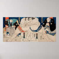 Die Sumo-Ringer, 1814 - Utagawa Kuniyoshi