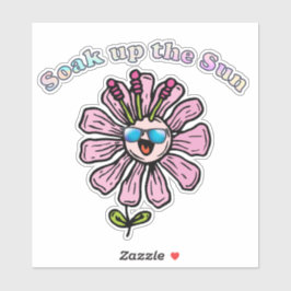 Die Sun-Gefärbte Krawatte aufsaugen Aufkleber