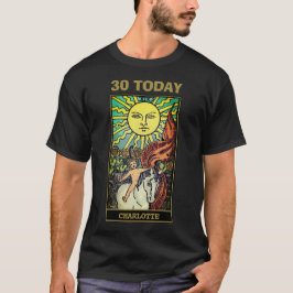 Die Sun Tarot Card 30. Geburtstag Black Unisex T-Shirt