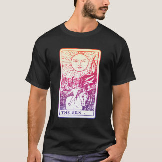 Die Sun-Tarot-Karte Hexe-Ästhetik T-Shirt