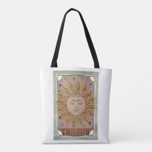 Die Sun Vintage Tarotkarte Himmels Kunst