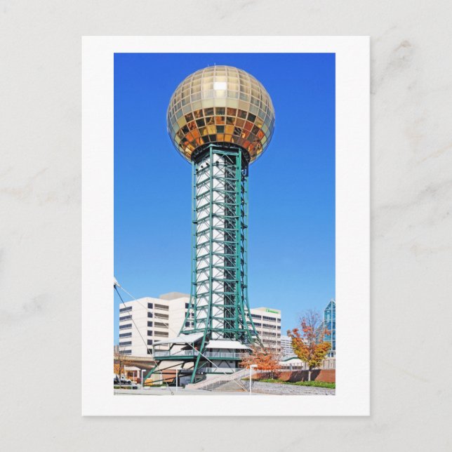 Die Sunsphere - Knoxville, Tennessee, U.S.A. Postkarte (Vorderseite)