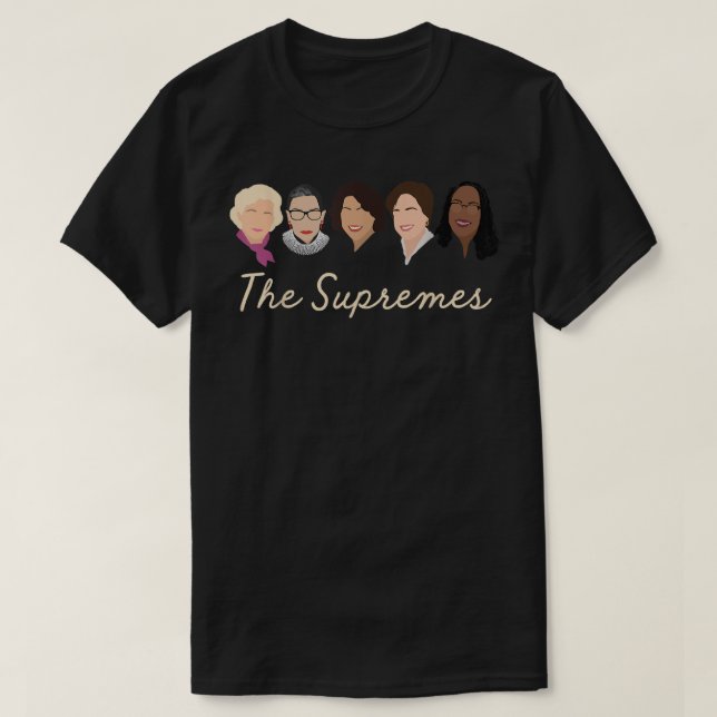 DIE SUPREMES Ketanji Brown Jackson SCOTUS RBG Soto T-Shirt (Design vorne)