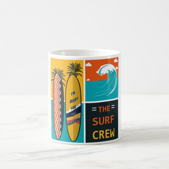 Die Surf-Crew Kaffeetasse (Mittel)