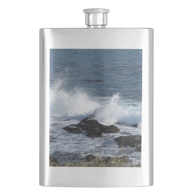 Die Surfanlage im Pazifischen Ozean Flachmann (Vorderseite)