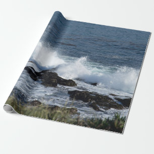 Die Surfanlage im Pazifischen Ozean Geschenkpapier