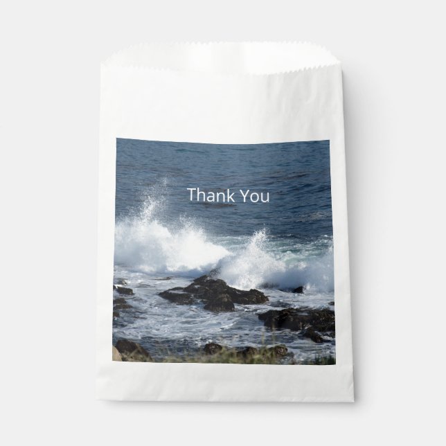 Die Surfanlage im Pazifischen Ozean Geschenktütchen (Vorderseite)