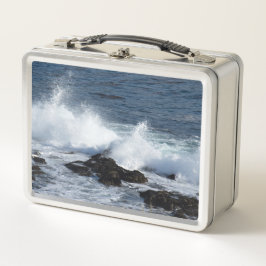 Die Surfanlage im Pazifischen Ozean Metall Brotdose