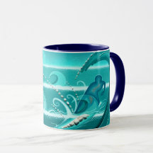 Die Surfer-Tasse