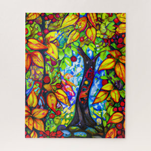 Die surreale digitale Kunst des Apple Trees Puzzle