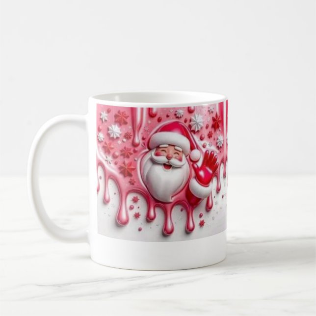 Die süße Überraschung des Weihnachtsmanns Kaffeetasse (Links)