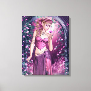 Die süßen Überlegungen der Liebe wickelten Leinwanddruck