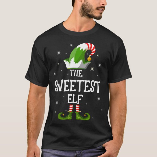 Die süßeste Elffamilie, die Weihnachten passt T-Shirt (Vorderseite)