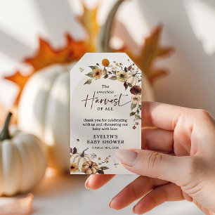 Die süßeste Ernte von allen - Baby Shower Favor Geschenkanhänger