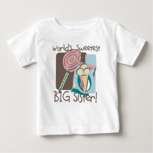 Die süßeste große Schwester der Welt Baby T-shirt
