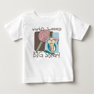Die süßeste große Schwester der Welt Baby T-shirt