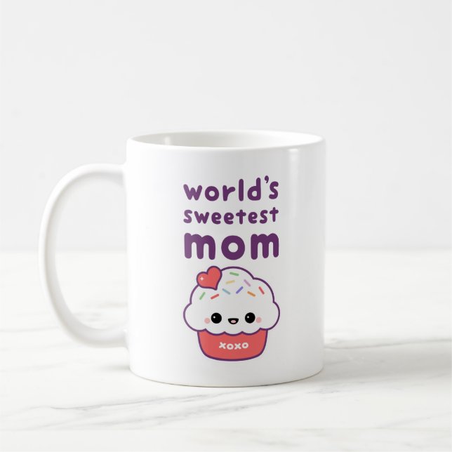 Die süßeste Mama der Welt Kaffeetasse (Links)