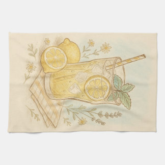 Die süßeste Sip Pastel Lemonade Illustration Geschirrtuch