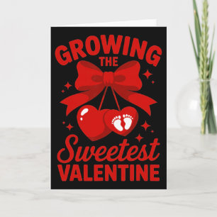 Die süßeste Valentins-Elternschaft Schwangerschaft Karte