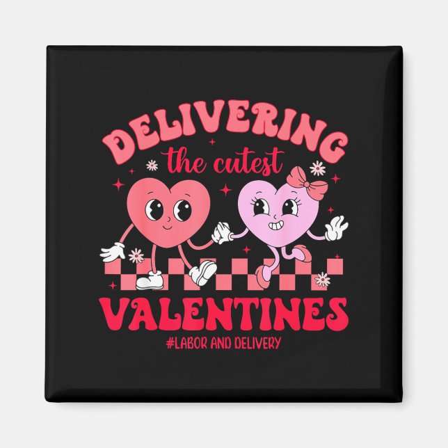 Die süßeste Valentins-Lebens- und Entbindungssitua Magnet (Vorne)