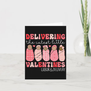 Die süßesten kleinen Valentins-Labortage liefern Karte