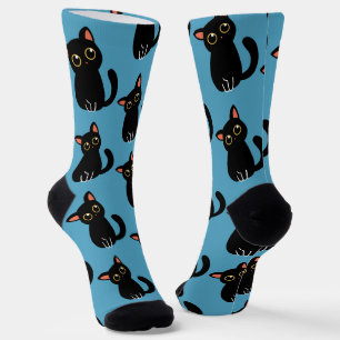 Die süßesten schwarzen Katzensocken als Geschenk f Socken