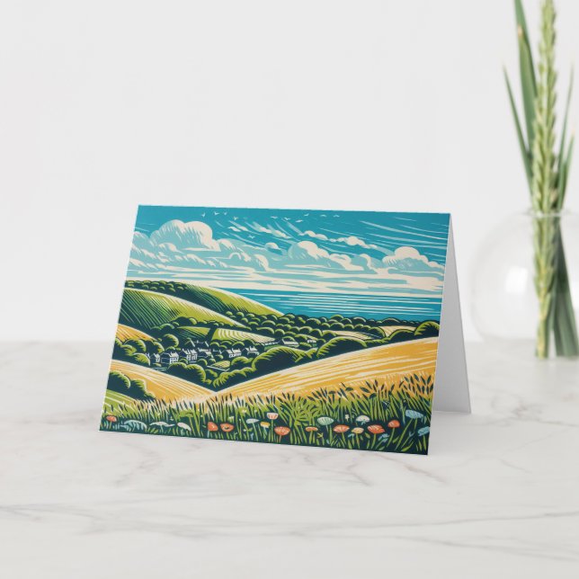 Die Sussex Downs Karte (Vorderseite)