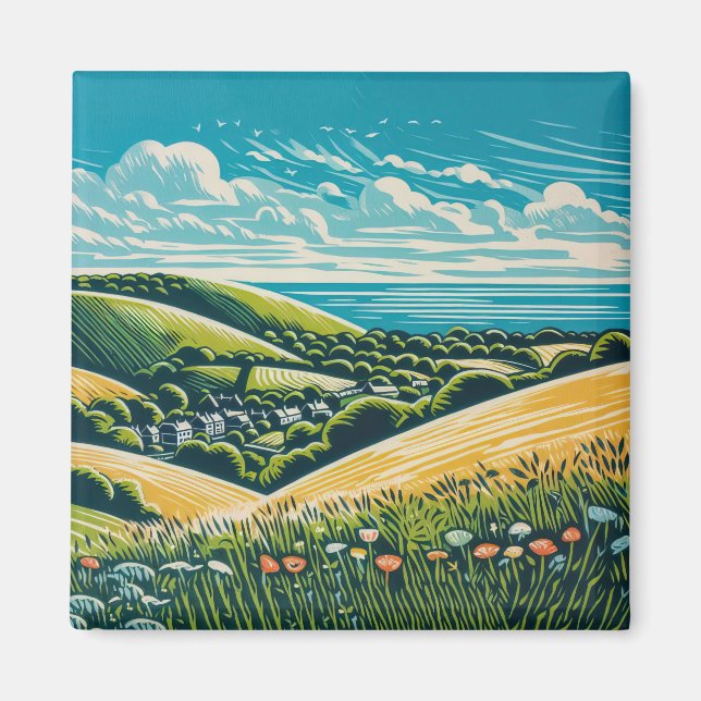 Die Sussex Downs Magnet (Vorne)