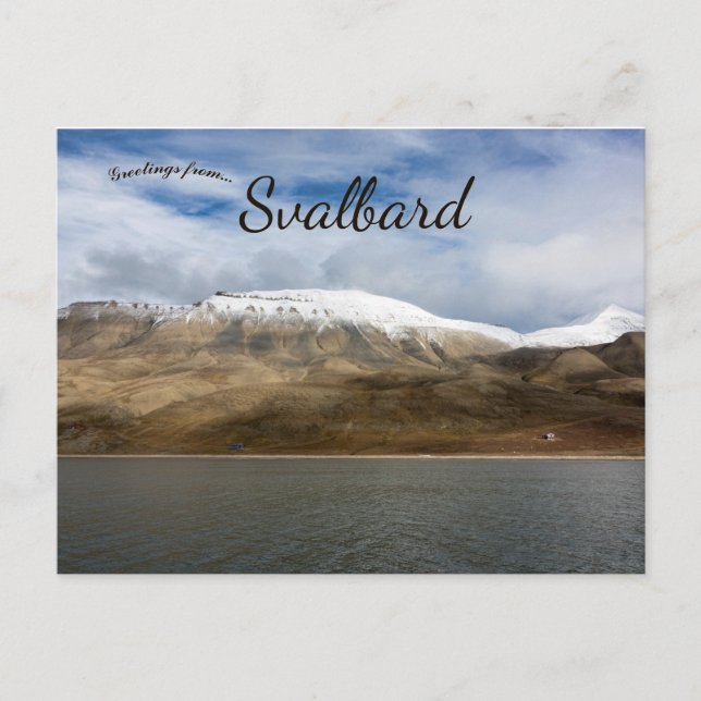 Die Svalbard-Inseln Postkarte (Vorderseite)