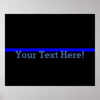 Die symbolische dünne blaue Linie personalisieren 