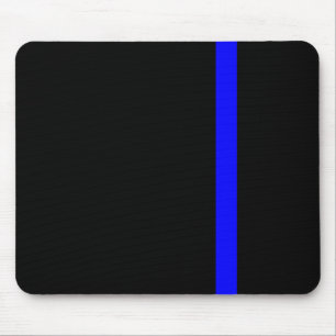 Die symbolische dünne blaue Linie vertikal Mousepad