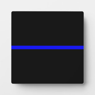 Die symbolische Thin Blue Line Grafik Fotoplatte