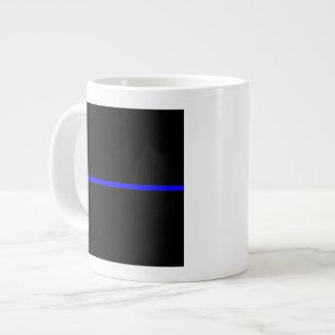Die symbolische Thin Blue Line Grafik Jumbo-Tasse