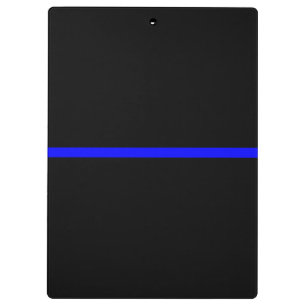 Die symbolische Thin Blue Line Grafik Klemmbrett