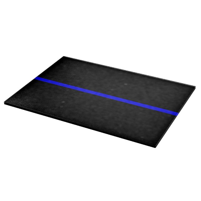 Die symbolische Thin Blue Line Grafik Schneidebrett (Ecke)