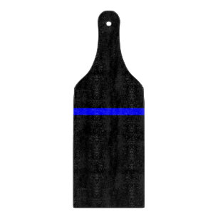 Die symbolische Thin Blue Line Grafik Schneidebrett