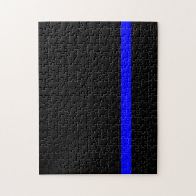 Die symbolische Thin Blue Line vertikal Puzzle (Vertikal)