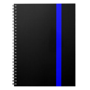 Die symbolische Thin Blue Line Vertikale Notizblock