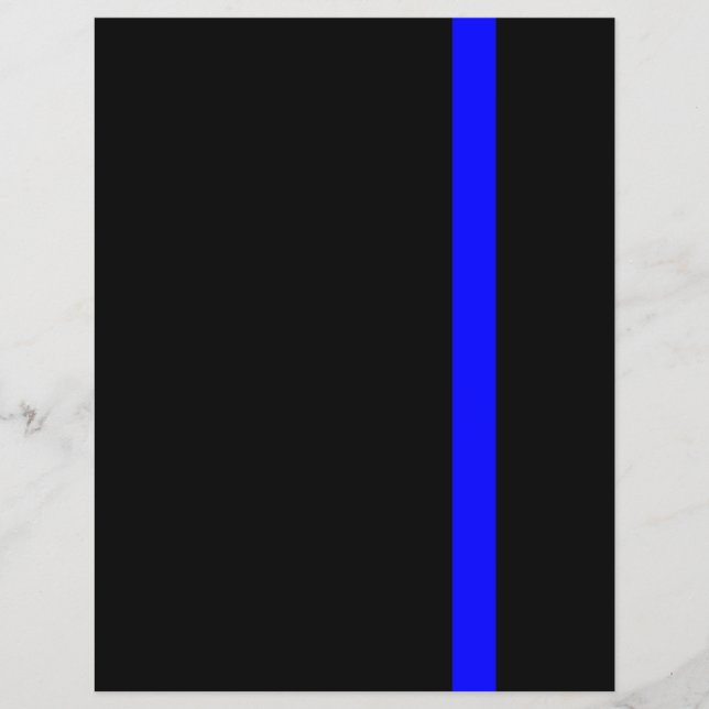 Die symbolträchtige, blauen Linien Flyer (Vorne)