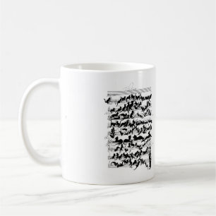 Die Symphonie des Cat Vector Kaffeetasse