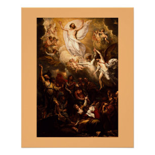 Die Szenarien von Benjamin West Poster
