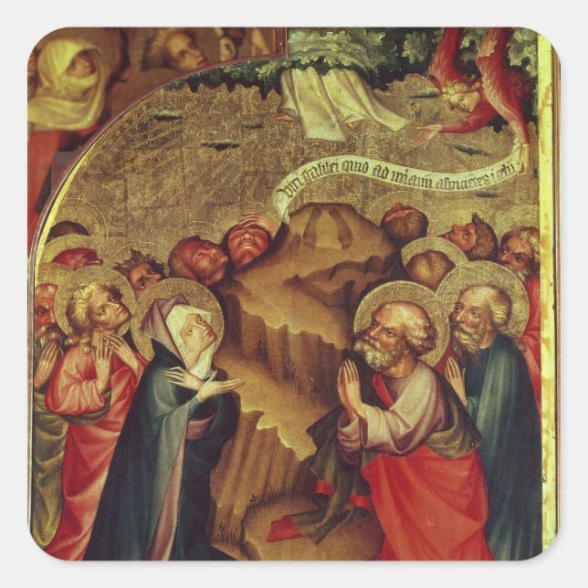 Die Szenario 2 Quadratischer Aufkleber (Vorderseite)