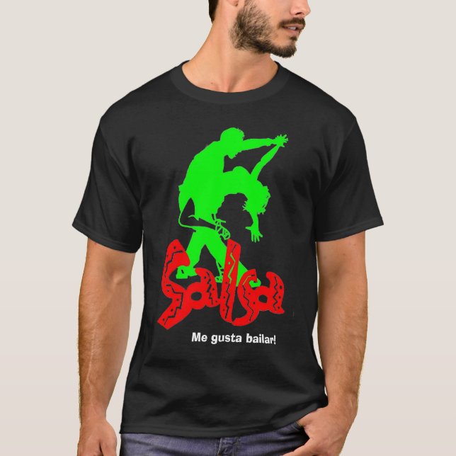 Die T der Salsa-Männer! T-Shirt (Vorderseite)