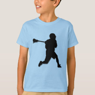 Die T des Lacrosse-Spieler-Kindes T-Shirt